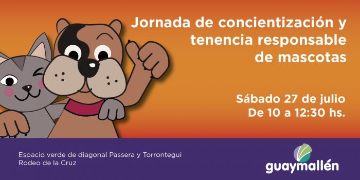 Jornada de concientización y tenencia responsable de mascotas