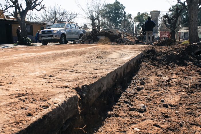 Obra de drenajes - calle Nahuel Huapi (3)