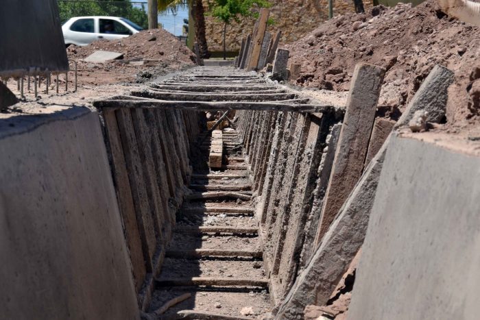 Obra de drenaje - calle Lamadrid (2)