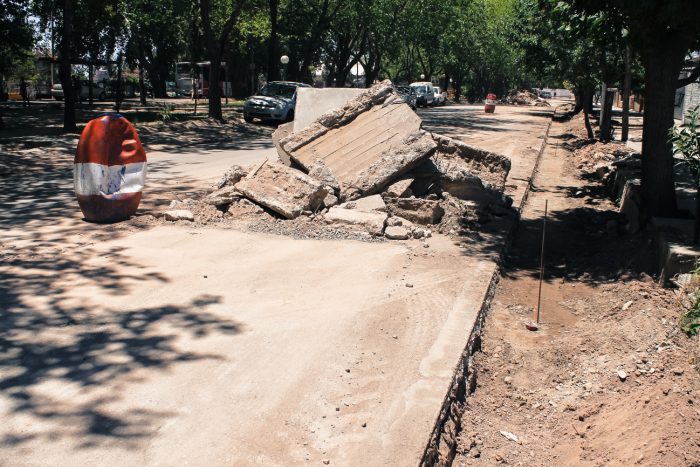 Obra de drenaje - calle Chacabuco (2)