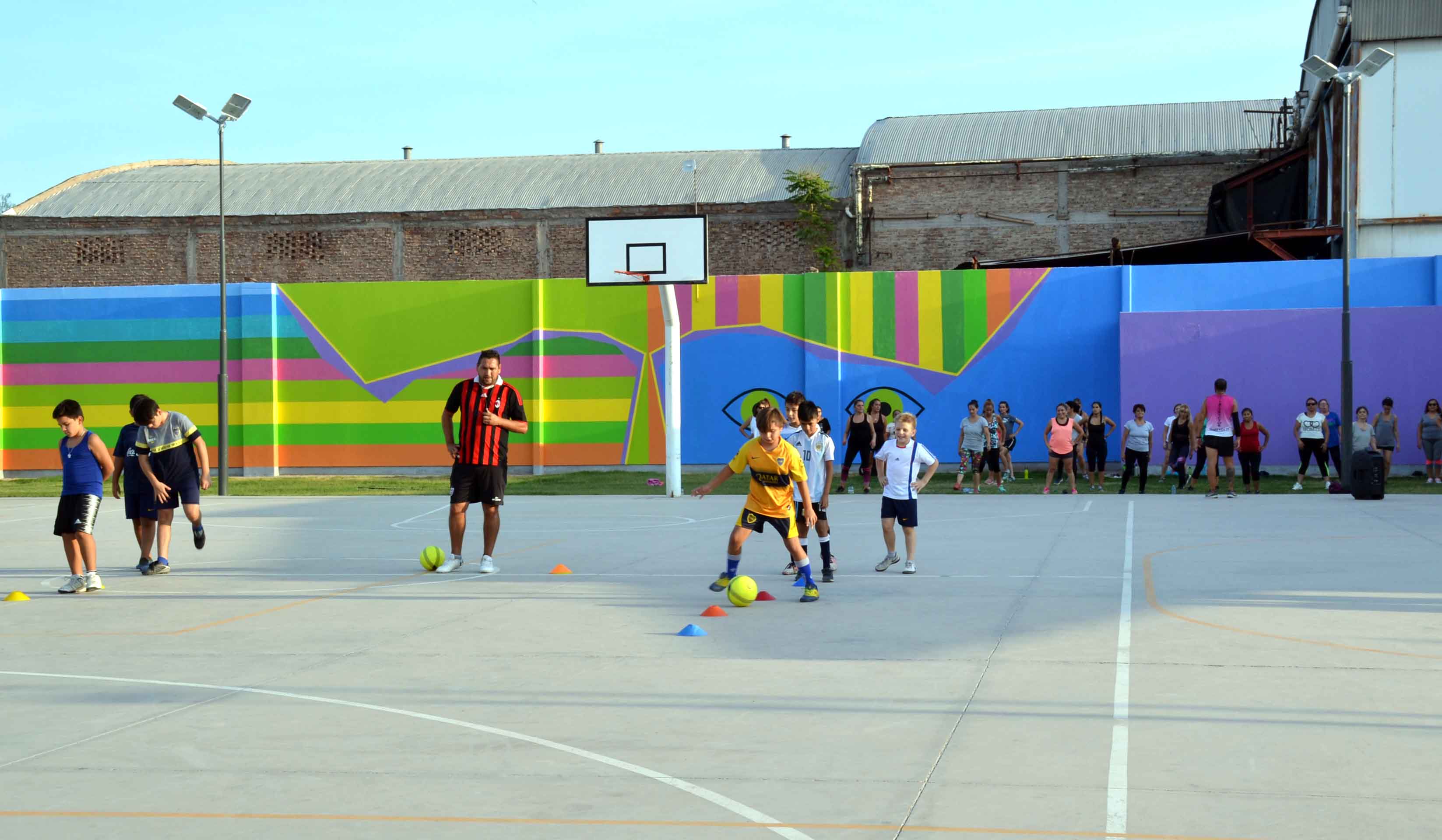 Inicio de actividades polideportivo Las cañas y Estrada (11)