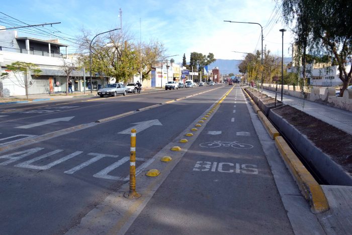 Ciclovía carril Godoy Cruz, de Costanera a Sarmiento (5)