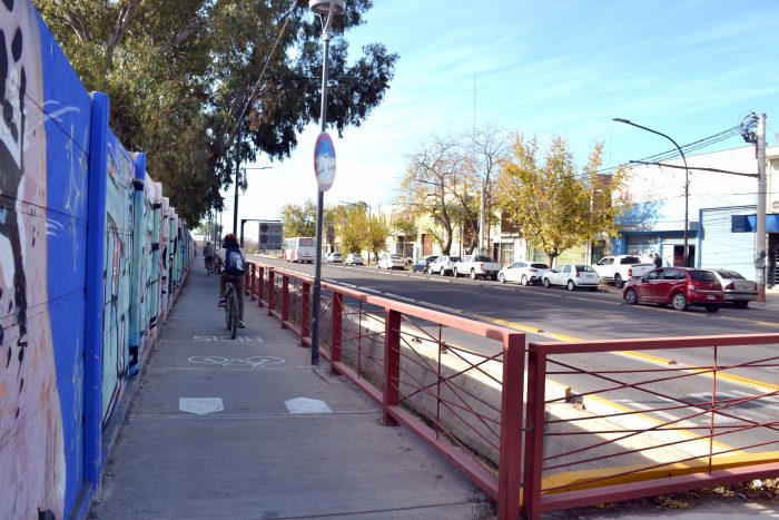 Ciclovía carril Godoy Cruz, de Costanera a Sarmiento (6)