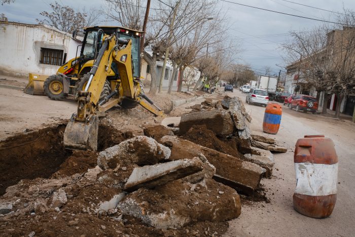 Obra de drenajes - Calle Gutemberg (4)