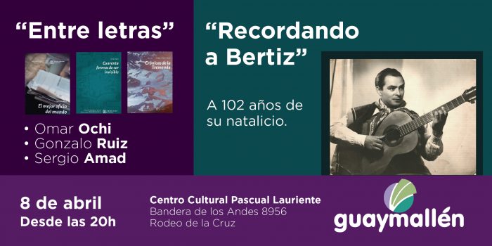 Entre letras y Recordando a Bertiz (placa)