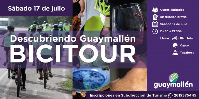 1 Bicitour, descubriendo Guaymallén (placa)