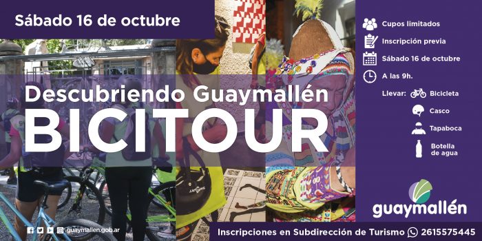 (1) Bicitour, descubriendo Guaymallén (placa)