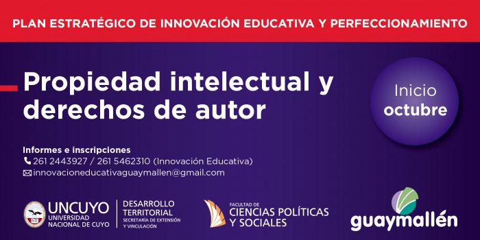 (1) Propiedad intelectual y derechos de autor (placa)