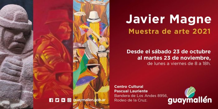 Javier Magne en el Lauriente (placa)