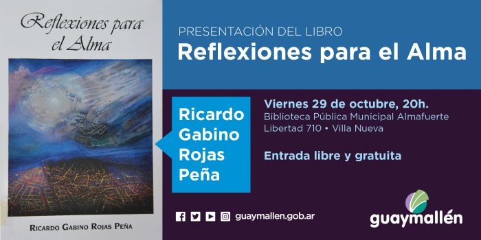 Presentación libro “Reflexiones para el Alma” (placa)