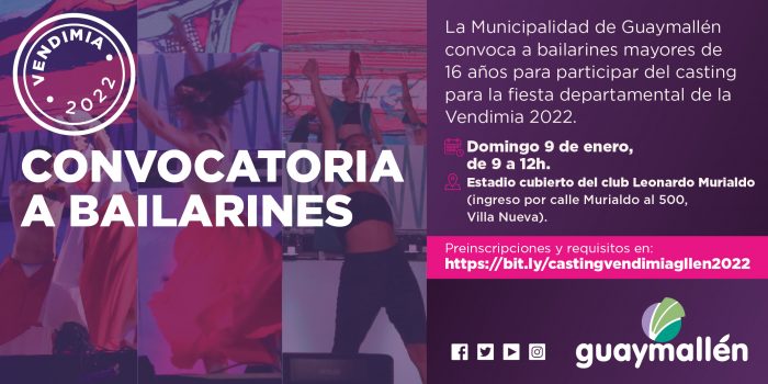 casting para bailarines (placa)