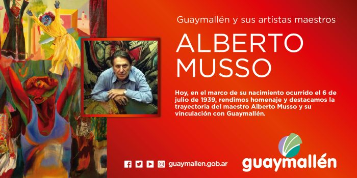 Artistas maestros- Alberto Musso (placa)