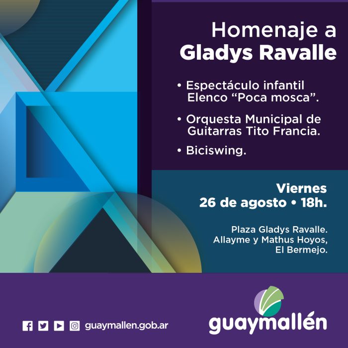 Homenaje a Gladys Ravalle (placa)