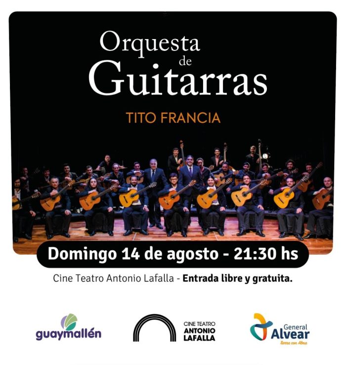 Orquesta de Guitarras en Alvear (placa)
