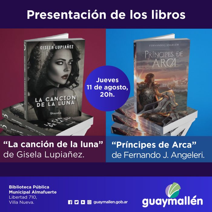 Presentación de libros 11 de agosto