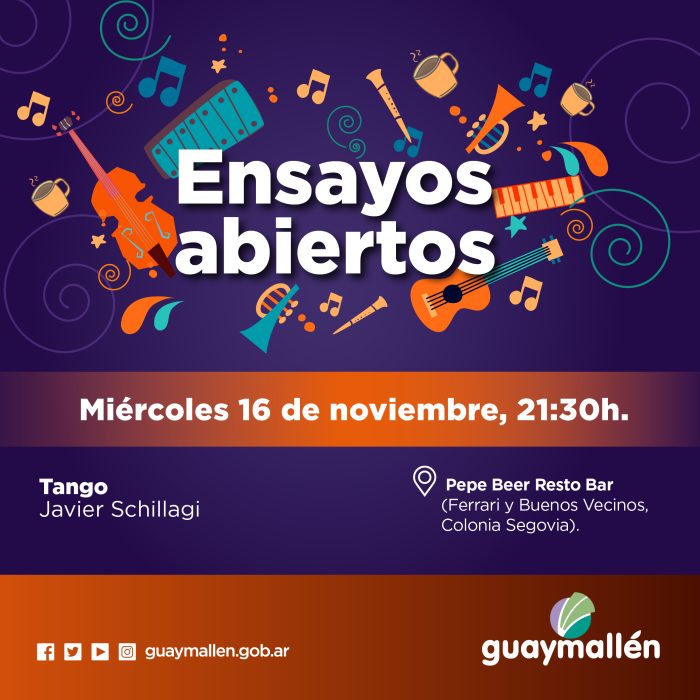 Ensayos abiertos- 16 de noviembre