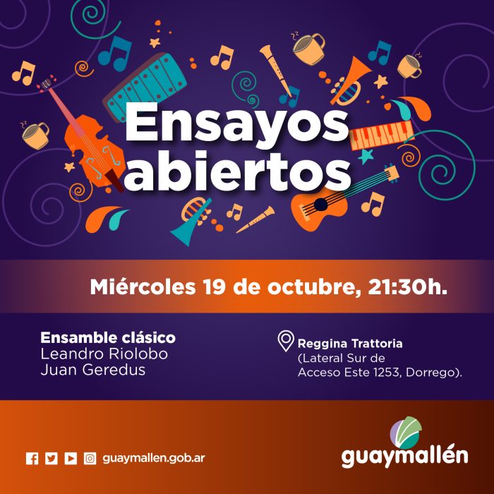 Ensayos abiertos- 19 de octubre