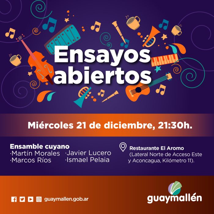 Ensayos abiertos- 21 de diciembre