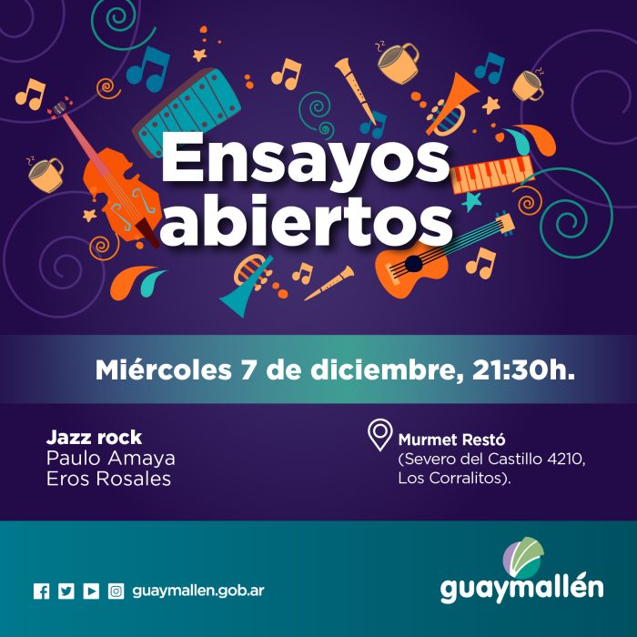 Ensayos abiertos- 7 de diciembre