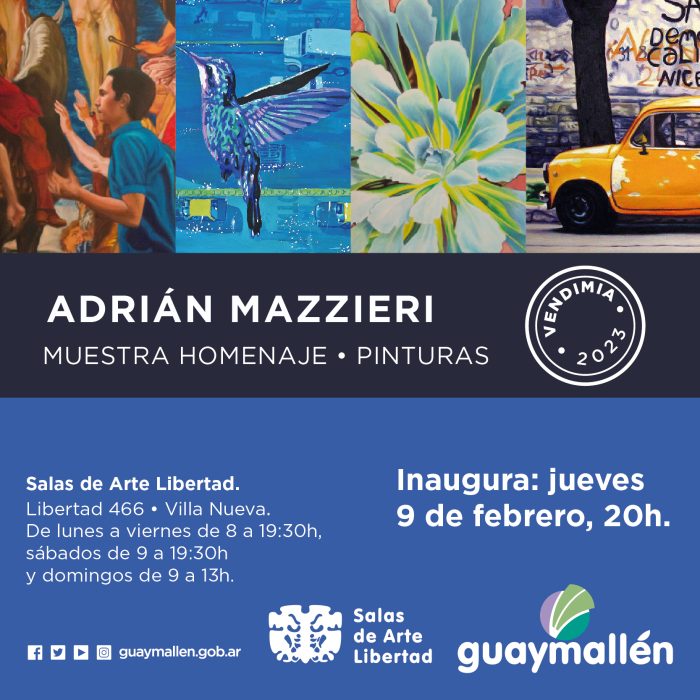 Muestra homenaje a Adrián Mazzieri