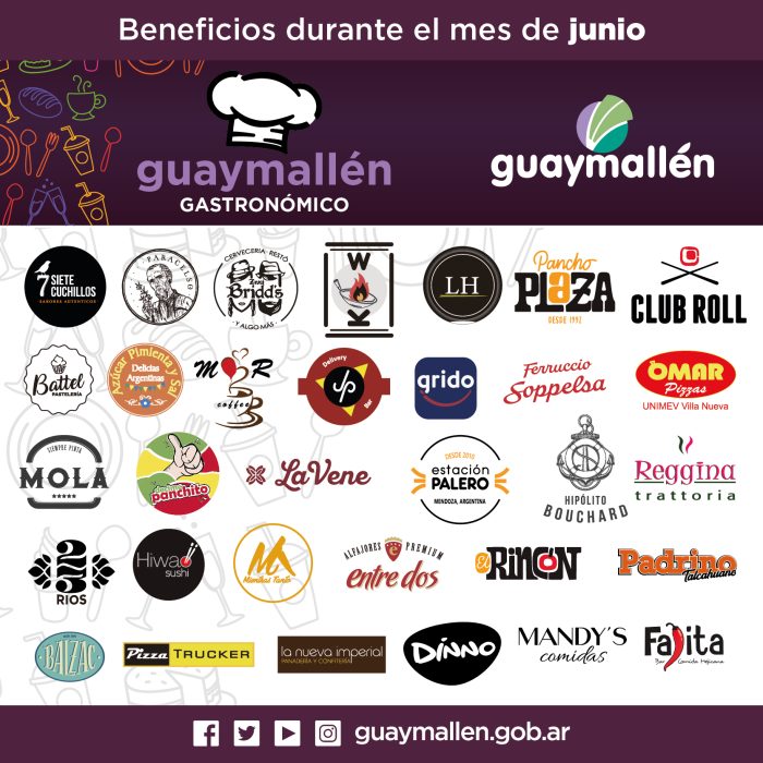 Guaymallén gastronómico junio- logos