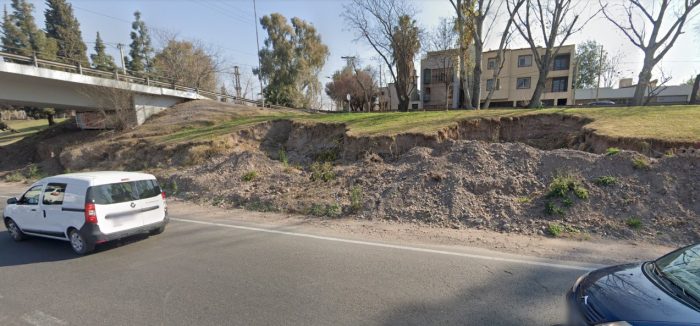 Terraplén Acceso Sur (antes)