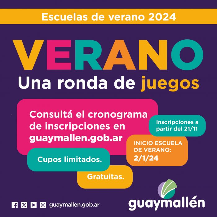 Escuela de verano Guaymallén (placa)