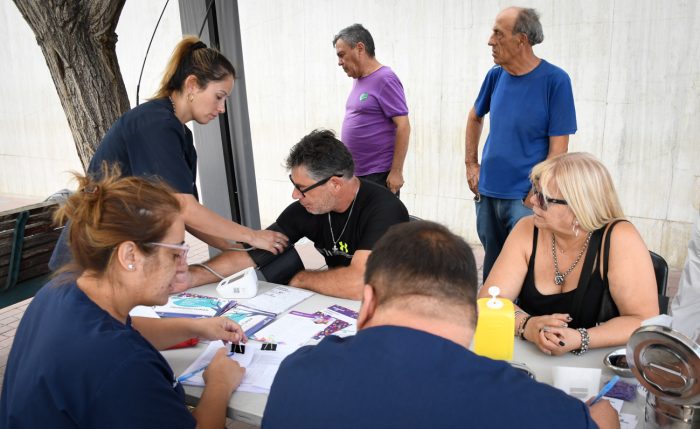 Controles de Salud y difusión de hábitos saludables en Guaymallén