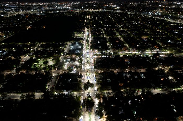 Paseo de las Burbujas y Sabores del Mundo (imagen aérea)