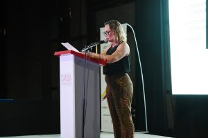 La presidenta del Colegio de Arquitectos, Leticia Martínez.