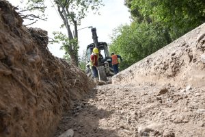 lateral norte de Acceso este entre La purísima y Ascasubi. Intervenciones urbanas XXXVIII (1)