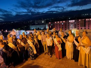 Estela se reunió con el resto de las representantes vendimiales en la presentación de la Fiesta que tendrá lugar este 8 de febrero.
