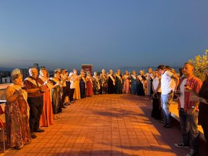 Estela se reunió con el resto de las representantes vendimiales en la presentación de la Fiesta que tendrá lugar este 8 de febrero.
