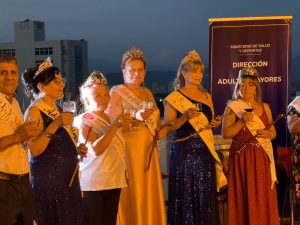 Estela se reunió con el resto de las representantes vendimiales en la presentación de la Fiesta que tendrá lugar este 8 de febrero.