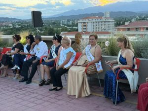 Estela se reunió con el resto de las representantes vendimiales en la presentación de la Fiesta que tendrá lugar este 8 de febrero.
