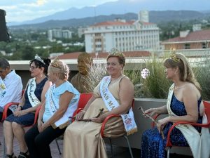 Estela se reunió con el resto de las representantes vendimiales en la presentación de la Fiesta que tendrá lugar este 8 de febrero.