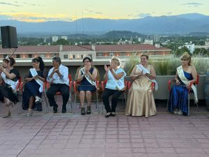 Estela se reunió con el resto de las representantes vendimiales en la presentación de la Fiesta que tendrá lugar este 8 de febrero.